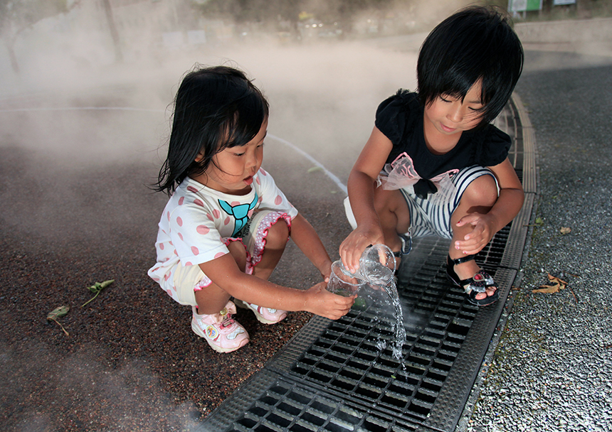 「小ちゃな噴水」