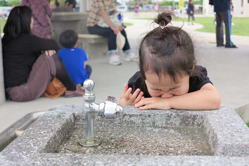 「お水が出ないよー」　前原　信一