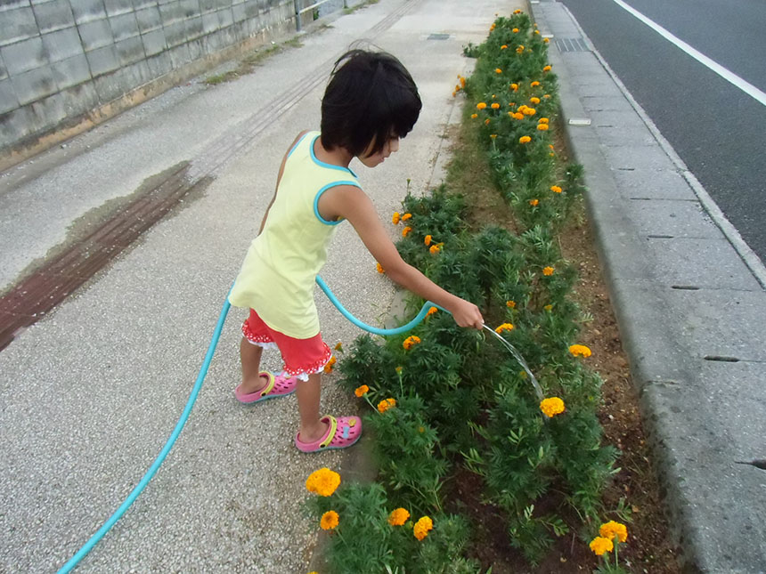 「植物たちの命の水」金城　帆乃佳