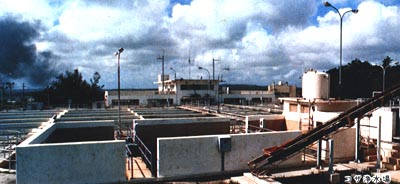 嘉手納空軍基地内にあったコザ浄水場（タイベース浄水場）